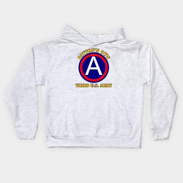 Third U.S. Army Kids Hoodie by MBK